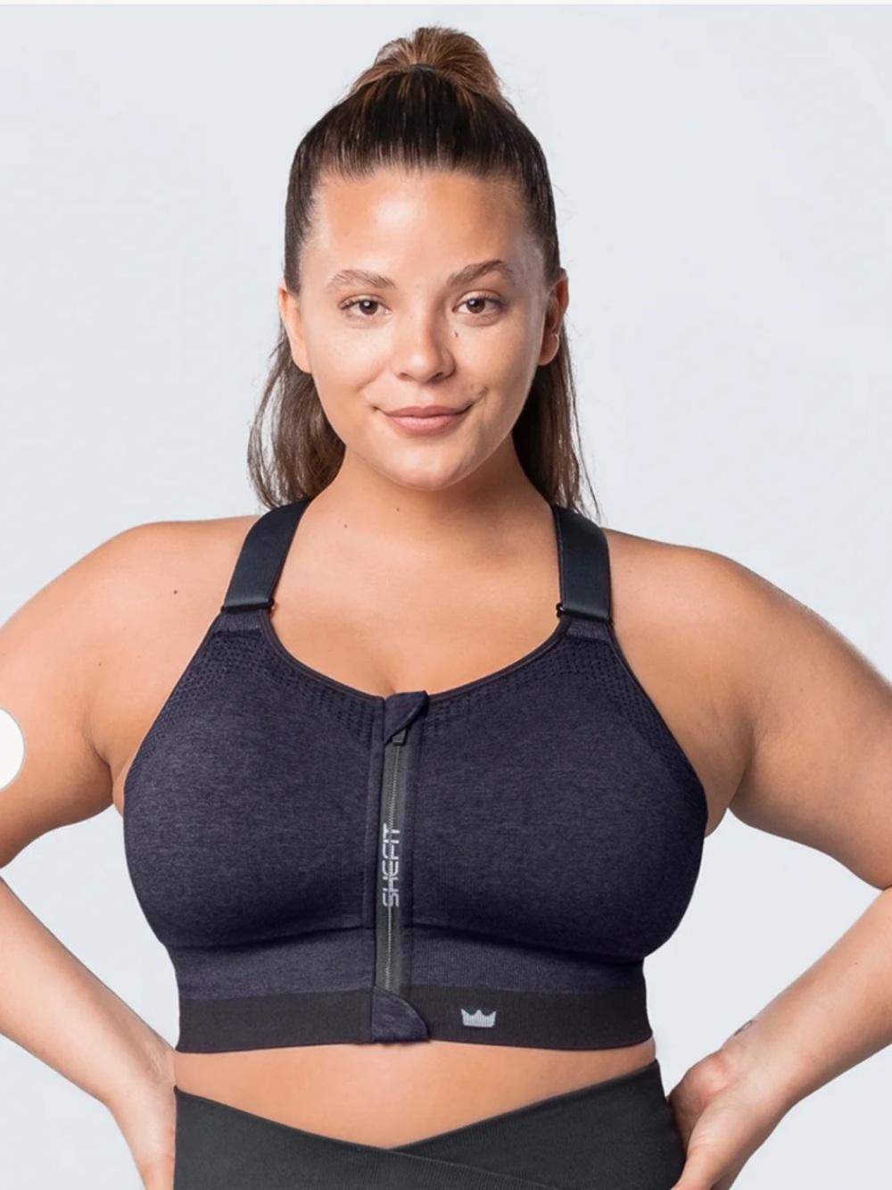 Front-Zip Shefit Low Impact Sports Bra